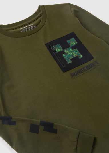 Minecraft Kids Khaki T-Shirt (4-13yrs)