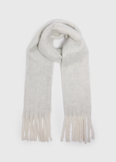 Grey Brushed Scarf