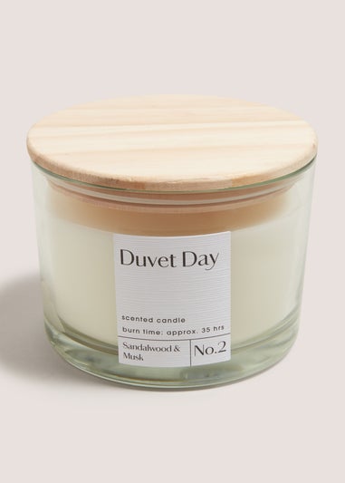 White Duvet Day Candle