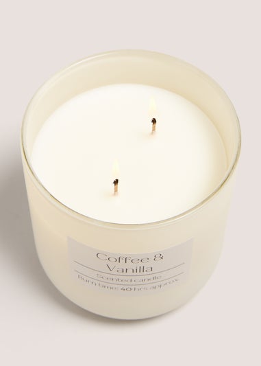 Coffee & Vanilla Scented Jar Candle