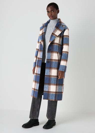 Blue Check Coat