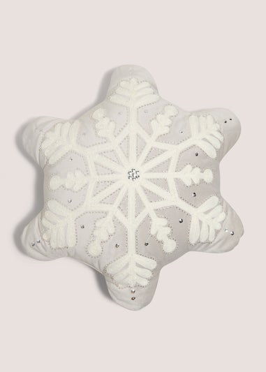 Christmas Snowflake Cushion