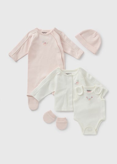 5 Piece Prem Baby Pink Gift Set (3-4lb)