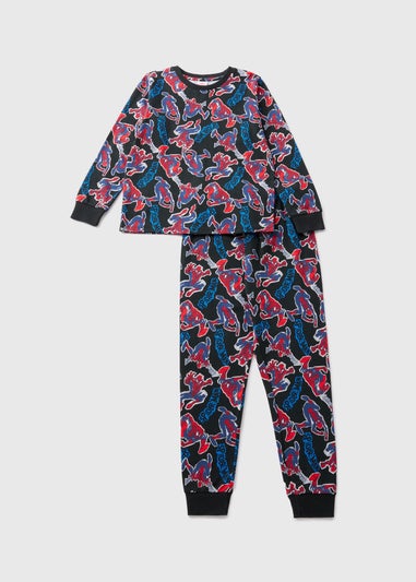 Marvel Kids Black Spider-Man Pyjama Set (4-13yrs)