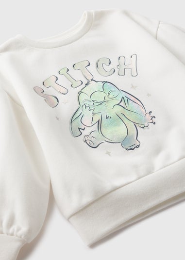 Disney Kids Cream Stitch Sweatshirt (1-7yrs)