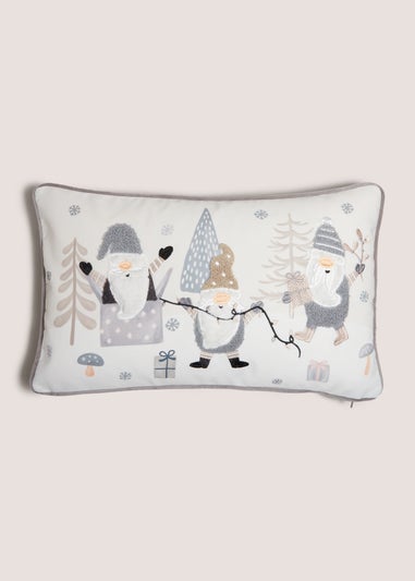 Grey Gnome Cushion