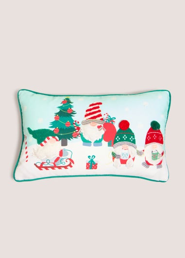 Red Gnome Cushion (30cm x 50cm)