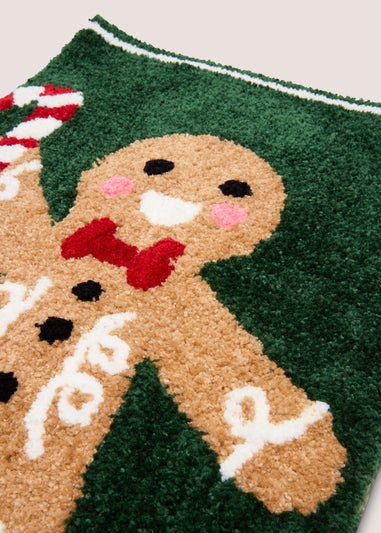 Green Gingerbread Bathmat