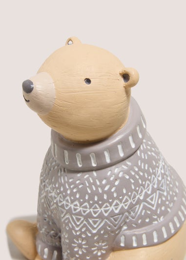 Christmas Bear Ornament (9xm x 11cm x 15cm)