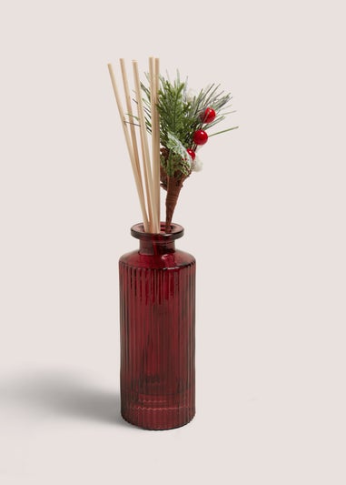 Winter Poem Red Ribbed Festive Berry Diffuser