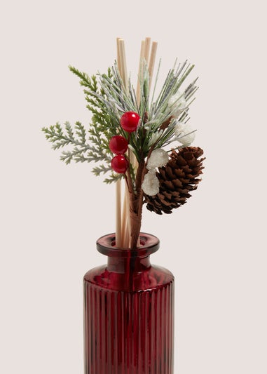 Winter Poem Red Ribbed Festive Berry Diffuser