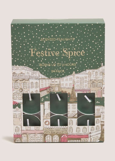 Winter Poem Festive Spice Green Tea Lights