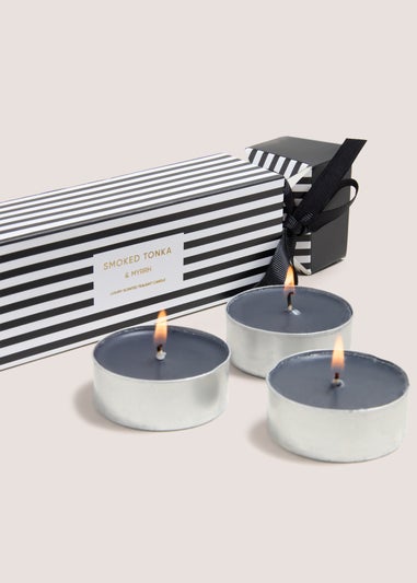 Mono Stripe Tealight Cracker