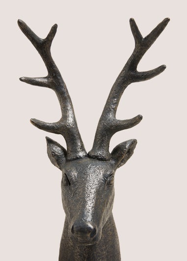 Winter Poem Stag Head Ornament