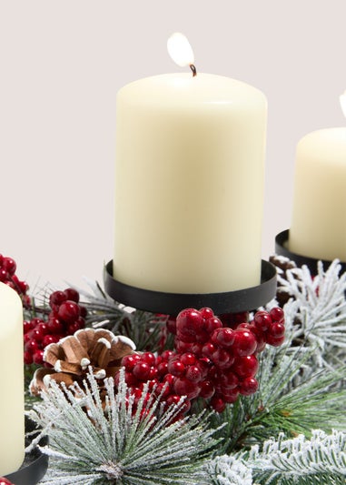 Winter Foliage Candleabra