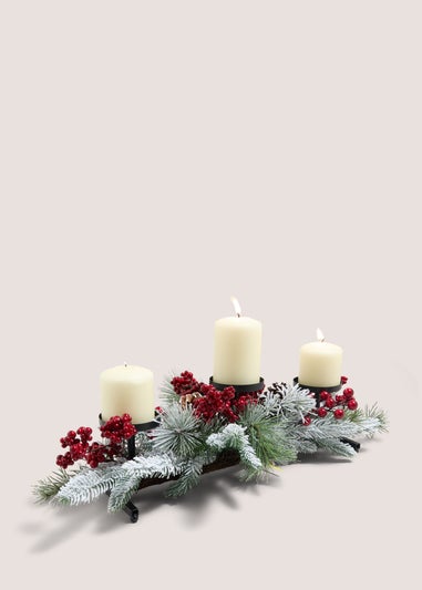 Winter Foliage Candleabra