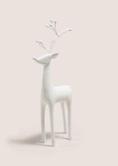 White Stag Decoration (16x9x33cm)