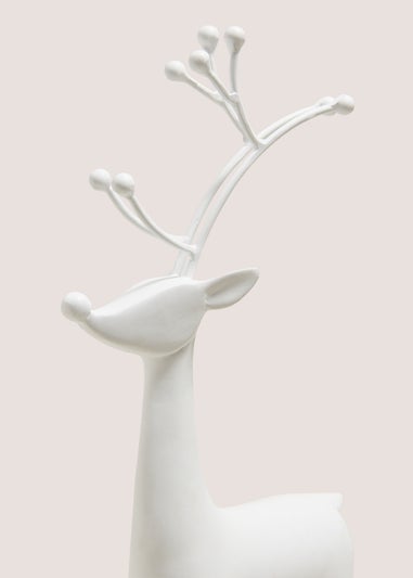 White Stag Decoration (16x9x33cm)