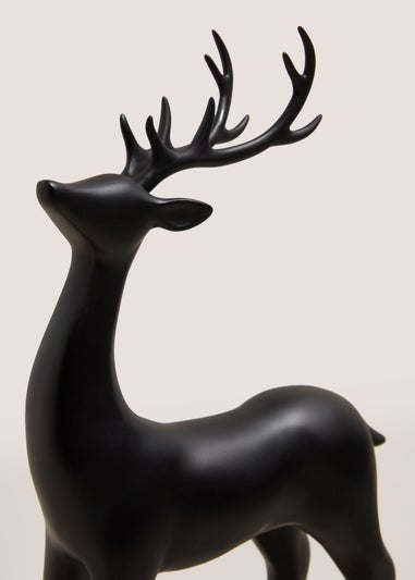 XL Black Stag Ornament