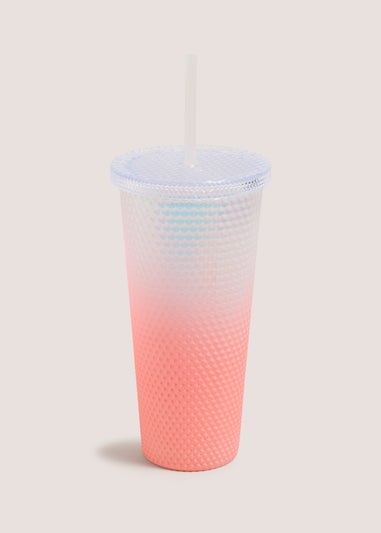 Pink Ombre Studded Tumbler