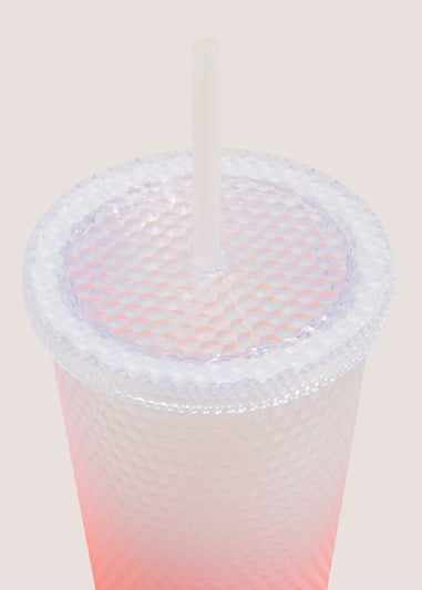 Pink Ombre Studded Tumbler