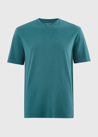 Teal Essential V-Neck T-Shirt