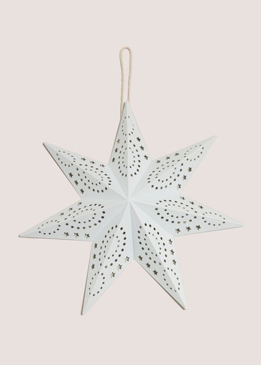 White Large Hanging Star