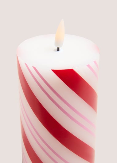 Candy Cane Led Candle