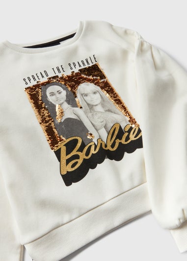 Barbie Kids Cream Sweatshirt (4-13yrs)