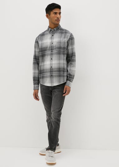 Grey Grindle Check Shirt