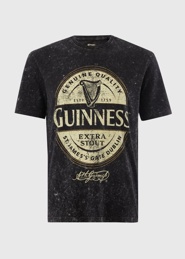 Guinness Black Washed T-Shirt