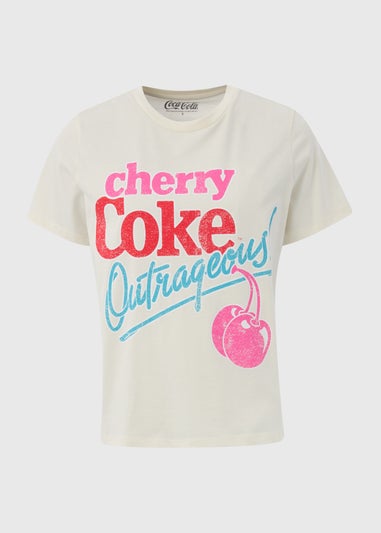 Cream Cherry Coke T-Shirt