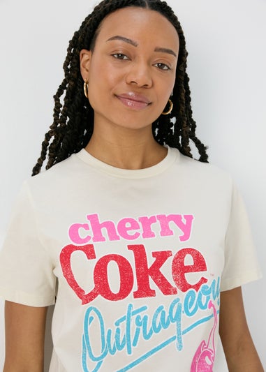 Cream Cherry Coke T-Shirt