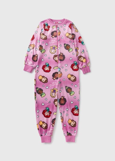 Disney Kids Pink Princess Ombre Onesie (1-7yrs)