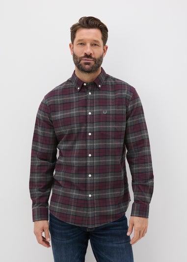 Lincoln Plum Check Shirt