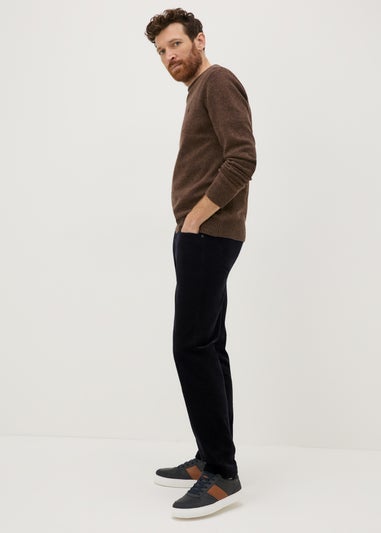 Lincoln Black Cord Trousers