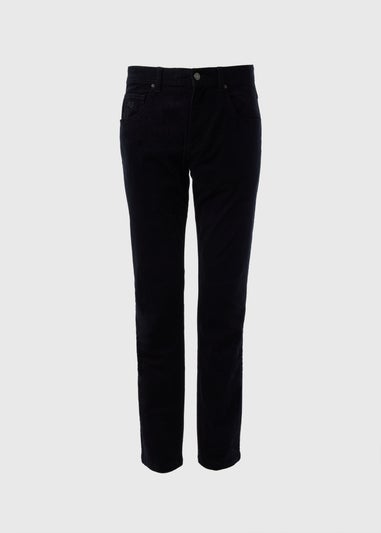 Lincoln Black Cord Trousers