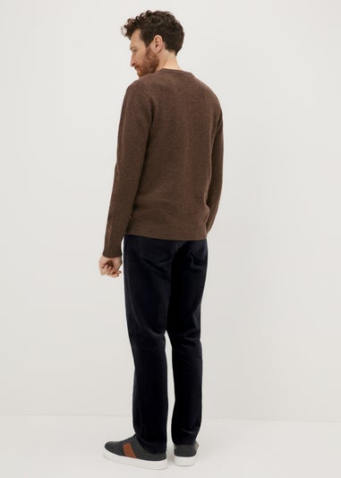 Lincoln Black Cord Trousers