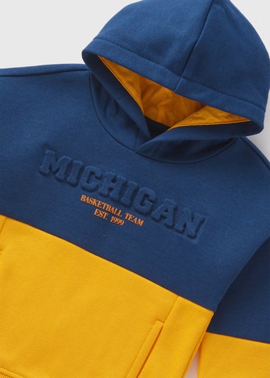 Boys Yellow Michigan Hoodie (1-7yrs)