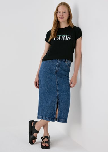 Black Paris Graphic T-Shirt