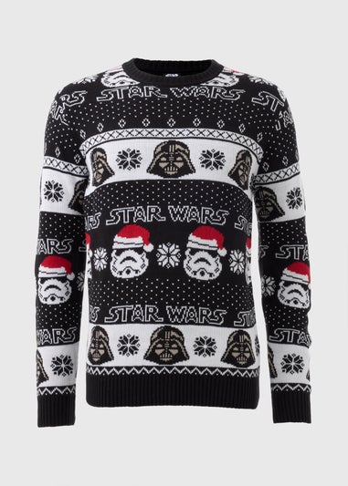 Star Wars Black Christmas Jumper