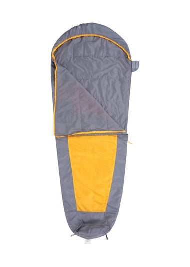 Mountain Warehouse Yellow Traveller 50 Summer Lightweight Mummy Sleeping Bag