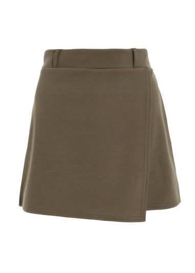 Quiz Green Wrap Skort