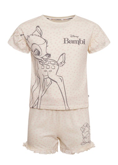 Disney Kids Cream Bambi Pyjama Set (4-8 yrs)
