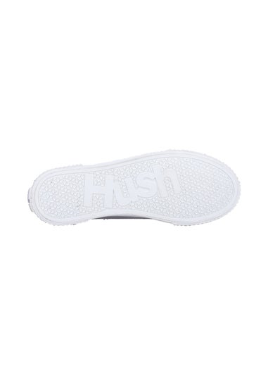 Hush Puppies Grey Brooke Canvas Trainer