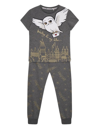 Harry Potter Kids Grey Hedwig Pyjama (8-12yrs)