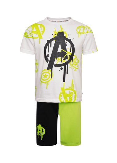 Marvel Kids Green Avengers Pyjama Set (7-12 yrs)