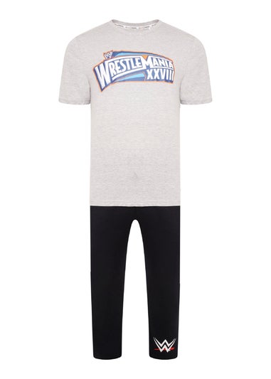WWE Mens Grey Pyjama