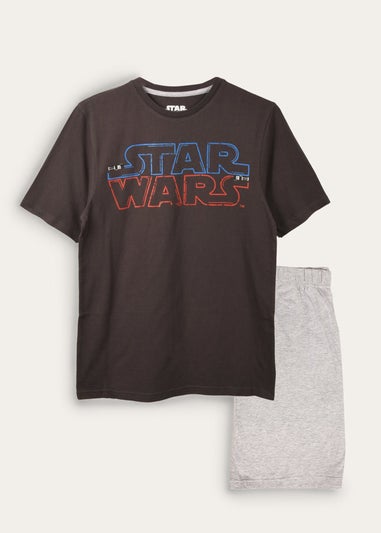 Star Wars Mens Grey Icon Pyjama