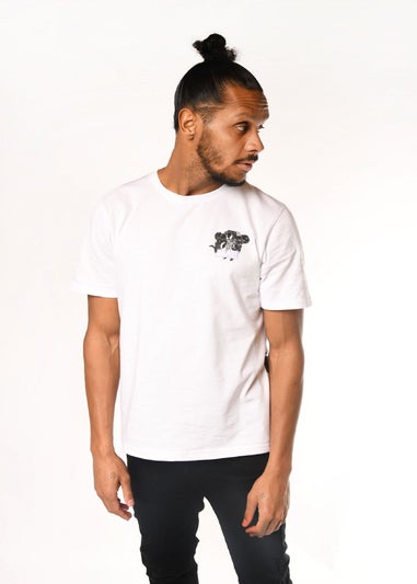 Marvel Mens White Venom T-Shirt
